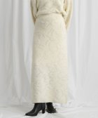 【ミスティ ウーマン/mysty woman】の【セットアップ着用可】アートフラワージャカードスカート アイボリー|ID: prp329100004804592 ipo3291000000034859616