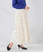 【アー ヴェー ヴェー/a.v.v】の【洗える】ドットプリーツスカート アイボリー|ID: prp329100004804604 ipo3291000000035256621