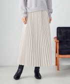 【コムサイズム/COMME CA ISM】のエンボス加工プリーツスカート グレージュ|ID: prp329100004804616 ipo3291000000035120441