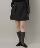 【アパートバイローリーズ/apart by lowrys】の【セットアップ対応】ブラッシュドメルトンミニスカート チャコールグレー18|ID: prp329100004804620 ipo3291000000034859797