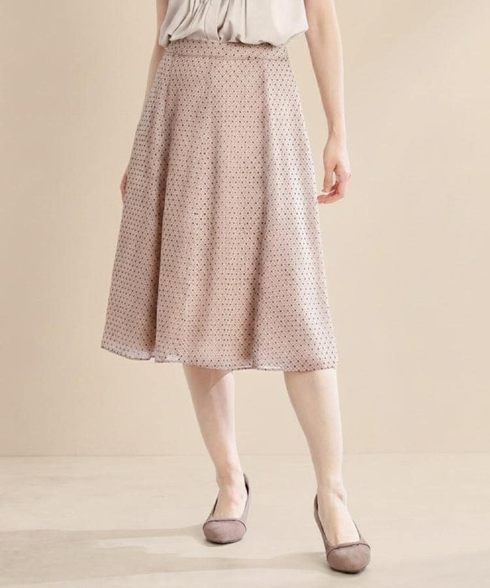 【リフレクト/Reflect】の【マシンウォッシュ可/セットアップ可】コツキ柄プリントフレアスカート インテリア・キッズ・メンズ・レディースファッション・服の通販 founy(ファニー) https://founy.com/ ファッション Fashion レディースファッション Fashion for Women セットアップ Matching Sets スカート・ミニ/ミディ/マキシ Skirts / Mini, Midi & Maxi Skirts スカート Skirts Aライン・フレアスカート A-Line & Flared Skirts イタリア Italy シフォン Chiffon, Lightweight Fabric スマート Smart, Elegant セットアップ Set-Up, Coordinated Outfit チェック Check, Plaid, Tartan ドレープ Drape, Draping Fabric ビンテージ Vintage, Retro Style フレア Flare, Flared プリント Print, Printed Pattern ポケット Pocket, Pocket Detail ヴィンテージ Vintage Style |ID: prp329100004804642 ipo3291000000034860038