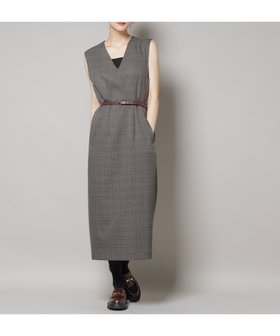 【ナノ ユニバース/nano universe】 ストレッチサージチェックVネックワンピース(セットアップ可)人気、トレンドファッション・服の通販 founy(ファニー) ファッション Fashion レディースファッション Fashion for Women ワンピース Dresses ウォッシャブル Machine Washable ウォーム Warm Fabric 秋 Autumn カッティング Cutting Detail カットソー Cut and Sewn Top クラシカル Classical, Vintage-Inspired クラシック Classic, Timeless Style コンパクト Compact, Small Size ジャケット Jacket, Outerwear スクエア Square, Square Shape ストレッチ Stretch, Stretchy Fabric セットアップ Set-Up, Coordinated Outfit ダブル Double, Double-Breasted チェック Check, Plaid, Tartan ファブリック Fabric, Textile マニッシュ Mannish, Boyish おすすめ Recommended / Our Picks 2025年 2025 2025-2026秋冬・A/W Autumn/Winter 2025–26 AW25–26 |ID:prp329100004804679