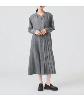 【ビームス ウイメン/BEAMS】のプリーツ キリカエ キーネック ワンピース 人気、トレンドファッション・服の通販 founy(ファニー) ファッション Fashion レディースファッション Fashion for Women ワンピース Dresses スキッパー Skipper, Open Collar フロント Front, Front Design プリーツ Pleats, Pleated エレガント 上品 Elegant |ID:prp329100004804692