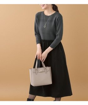 【リフレクト/Reflect】の【一枚で着映える◎/セットアップ可】ニット*タフタドッキングワンピース 人気、トレンドファッション・服の通販 founy(ファニー) ファッション Fashion レディースファッション Fashion for Women ワンピース Dresses カーディガン Cardigan, Knitwear ギャザー Gathered, Ruffled シンプル Simple, Minimal ジャケット Jacket, Outerwear ストレッチ Stretch, Stretchy Fabric スマート Smart, Elegant セットアップ Set-Up, Coordinated Outfit タフタ Taffeta, Structured Fabric ドッキング Docking, Mixed Material ポケット Pocket, Pocket Detail |ID:prp329100004804696