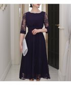 【プールヴー/PourVous】のパーティードレスお呼ばれ オケージョンドレス結婚式 ワンピース成人式 フォーマル ネイビー|ID: prp329100004804716 ipo3291000000035161127