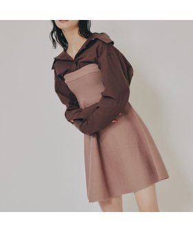 【レディアゼル/REDYAZEL】のマルチWAYドッキングニットワンピース 人気、トレンドファッション・服の通販 founy(ファニー) ファッション Fashion レディースファッション Fashion for Women ワンピース Dresses ニットワンピース Knit Dresses コンパクト Compact, Small Size シューズ Shoes, Footwear ドッキング Docking, Mixed Material バランス Balance, Style Balance フェミニン Feminine, Girly フレア Flare, Flared エレガント 上品 Elegant |ID:prp329100004804764