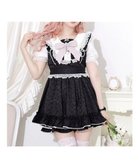 【ノエミ/NOEMIE】のラッフルフリルヨークジャガードセットアップ 黒|ID: prp329100004804785 ipo3291000000034861755