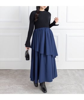 【クリア/clear】のランダムスカートドッキングニットワンピース 人気、トレンドファッション・服の通販 founy(ファニー) ファッション Fashion レディースファッション Fashion for Women スカート Skirts コンパクト Compact, Small Size ショート Short, Short Length シンプル Simple, Minimal ジャケット Jacket, Outerwear ドッキング Docking, Mixed Material フィット Fit, Slim Fit ランダム Random, Irregular リブニット Rib Knit, Ribbed Knit エレガント 上品 Elegant |ID:prp329100004804793