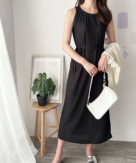 【アミュレット/Amulet】の【Dewlily】シャーリングタッチロングワンピース 人気、トレンドファッション・服の通販 founy(ファニー) ファッション Fashion レディースファッション Fashion for Women ワンピース Dresses カーディガン Cardigan, Knitwear シャーリング Shirring, Ruched ジャケット Jacket, Outerwear ロング Long, Long-Length |ID:prp329100004804816