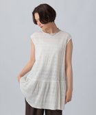 【レプシィム ローリーズファーム/LEPSIM LOWRYS FARM】のシャーリングフレンチスリーブチュニック オフホワイト05|ID: prp329100004804839 ipo3291000000034862300