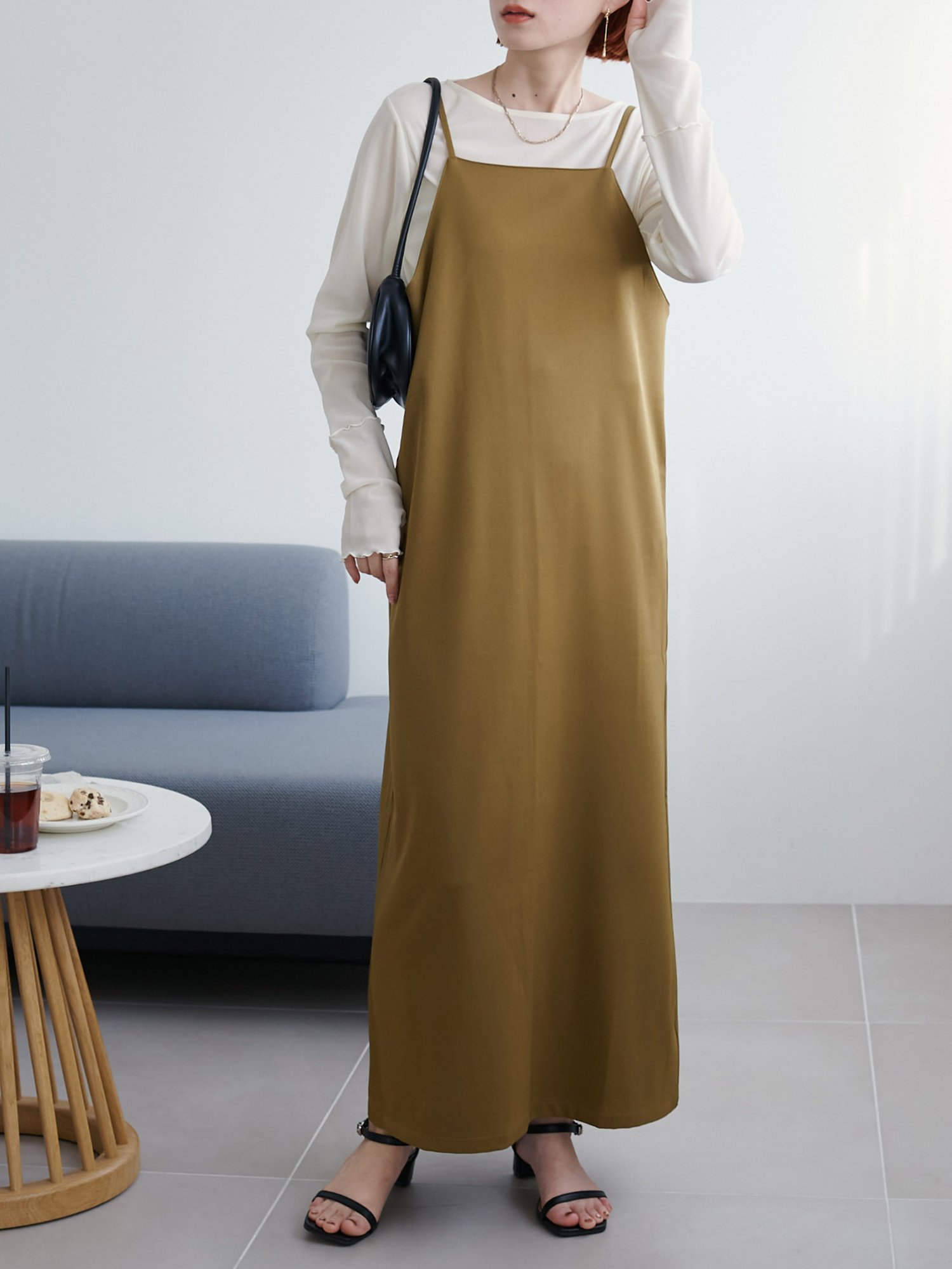 【ディスコート/Discoat】の【新色追加!/ベストセラー】マキシキャミワンピース《WEB限定》 インテリア・キッズ・メンズ・レディースファッション・服の通販 founy(ファニー) ファッション Fashion レディースファッション Fashion for Women アウター Coat / Outerwear Collection ワンピース Dresses キャミソールワンピース Camisole Dresses おすすめ Recommended / Our Picks インナー Innerwear キャミワンピース Cami Dress, Slip Dress コンパクト Compact, Small Size サンダル Sandals, Summer Shoes シンプル Simple, Minimal スニーカー Sneakers, Trainers スリット Slit, Slit Detail タンク Tank Top, Sleeveless Top タートルネック Turtleneck, High Neck フェミニン Feminine, Girly マキシ Maxi, Full Length ロング Long, Long-Length 夏 Summer 春 Spring S/S・春夏 SS, Spring/Summer, Warm Season A/W・秋冬 Autumn/Winter グリーンイエロー|ID: prp329100004804855 ipo3291000000036205641