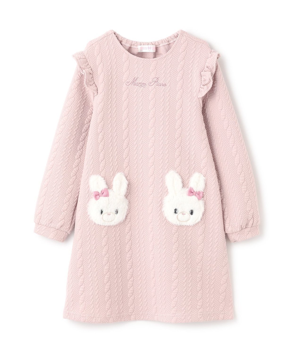 【ナルミヤ オンライン/NARUMIYA ONELINE / KIDS】の動物アップリケ カットワンピース 人気、トレンドファッション・服の通販 founy(ファニー) 　ファッション　Fashion　キッズファッション　Fashion for Kids　ワンピース　Dresses　おすすめ　Recommended / Our Picks　ジャカード／ジャガード　Jacquard, Woven Pattern　フェイクファー　Faux Fur, Imitation Fur　フリル　Frill, Ruffle　ポケット　Pocket, Pocket Detail　A/W・秋冬　Autumn/Winter　 other-1|ID: prp329100004805128 ipo3291000000034866942