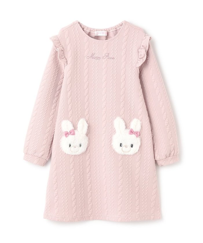 【ナルミヤ オンライン/NARUMIYA ONELINE / KIDS】の動物アップリケ カットワンピース インテリア・キッズ・メンズ・レディースファッション・服の通販 founy(ファニー) https://founy.com/ ファッション Fashion キッズファッション Fashion for Kids ワンピース Dresses おすすめ Recommended / Our Picks ジャカード/ジャガード Jacquard, Woven Pattern フェイクファー Faux Fur, Imitation Fur フリル Frill, Ruffle ポケット Pocket, Pocket Detail A/W・秋冬 Autumn/Winter |ID: prp329100004805128 ipo3291000000035138556