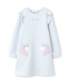 【ナルミヤ オンライン/NARUMIYA ONELINE / KIDS】の動物アップリケ カットワンピース サックス|ID: prp329100004805128 ipo3291000000035138559