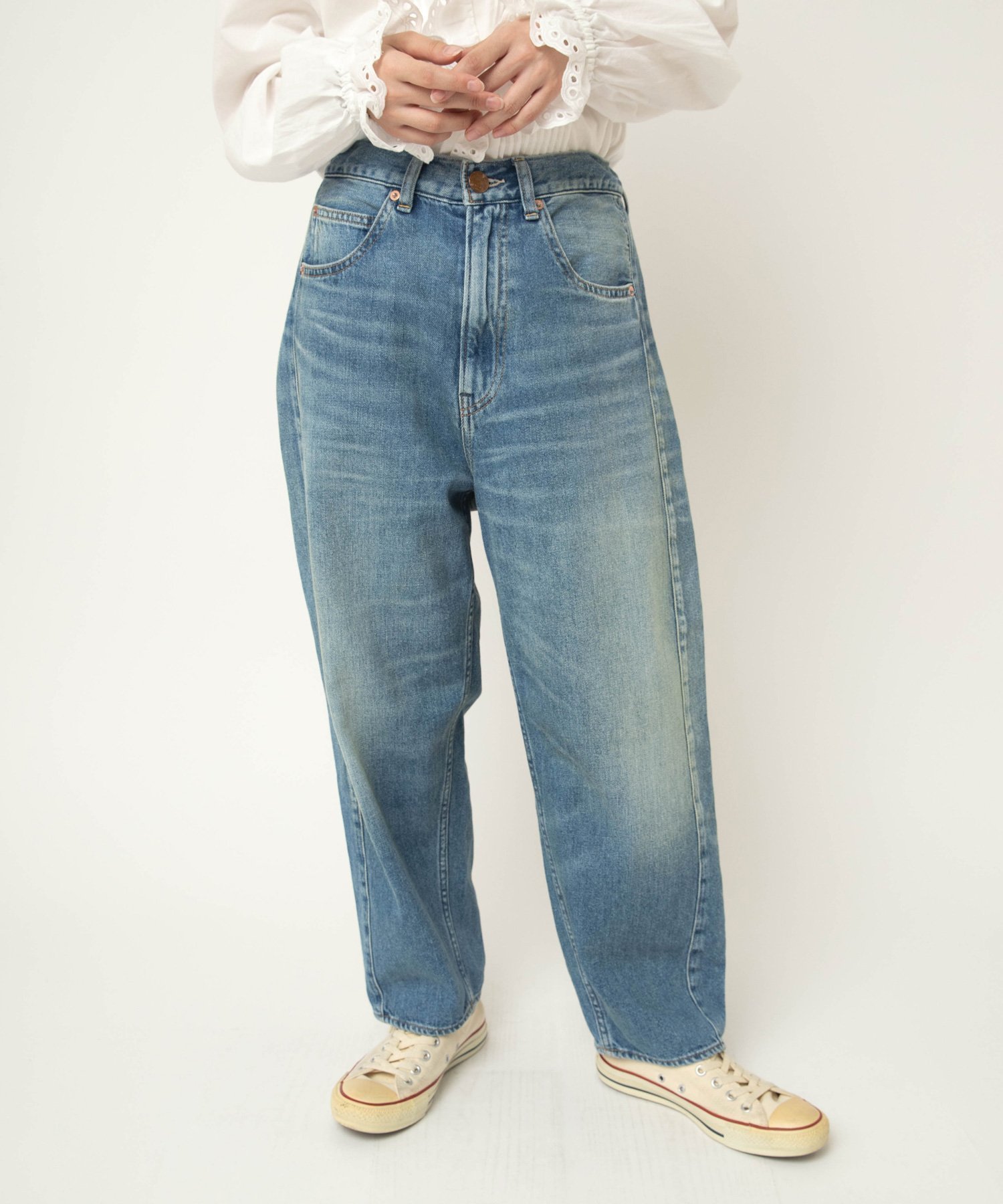 【アールエヌエーエヌ/RNA-N】のR4419 ルーズテーパードクロップドデニム 人気、トレンドファッション・服の通販 founy(ファニー) ファッション Fashion レディースファッション Fashion for Women デニム Denim, Jeans Material ポケット Pocket, Pocket Detail リアル Real, Realistic リラックス Relax, Relaxed Fit ヴィンテージ Vintage Style other-1|ID: prp329100004805147 ipo3291000000034867097