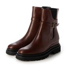 【ラボキゴシ ワークス/RABOKIGOSHI works】の6.5cm本革厚底ベルト付きサイドゴアブーツ ブラウン|ID: prp329100004805193 ipo3291000000034997499