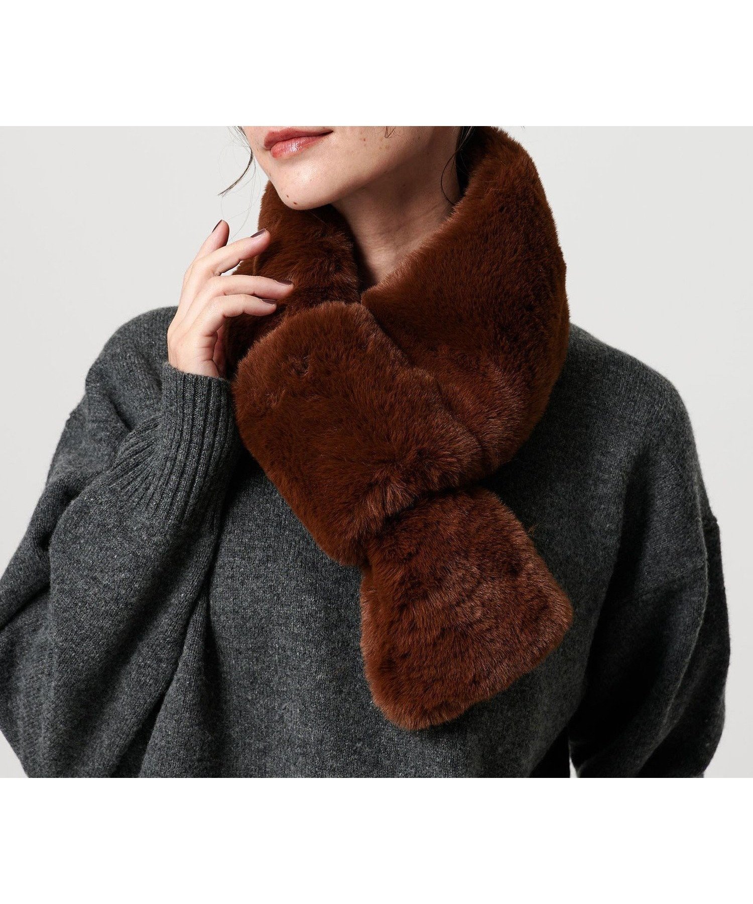 【ビューティ&ユース ユナイテッドアローズ/BEAUTY&YOUTH / UNITED ARROWS】のファーライク マフラー インテリア・キッズ・メンズ・レディースファッション・服の通販 founy(ファニー) ファッション Fashion レディースファッション Fashion for Women マフラー・スヌード / 冬小物の定番 Scarves & Mufflers スウェット / スエット Sweatshirt, Sweatwear フェミニン Feminine, Girly マフラー Scarf, Muffler ループ Loop, Loop Knit レオパード Leopard, Animal Print エレガント 上品 Elegant 冬 Winter / This Winter A/W・秋冬 Autumn/Winter MD.BROWN|ID: prp329100004805206 ipo3291000000034867571