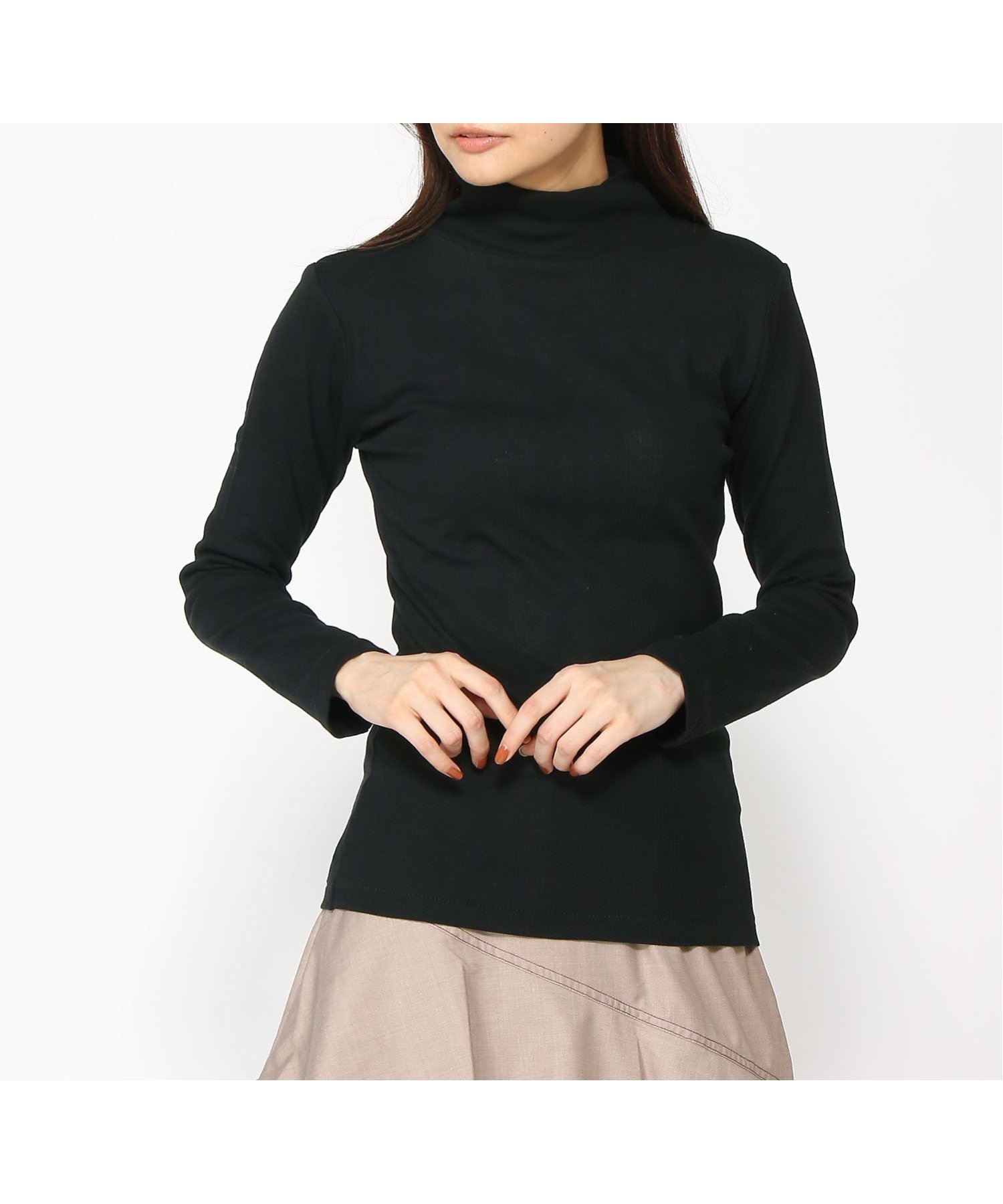 【イールド セレクト/yield SELECT】のRobert P.Miller/タートルネック ロングスリーブTシャツ インテリア・キッズ・メンズ・レディースファッション・服の通販 founy(ファニー) ファッション Fashion レディースファッション Fashion for Women トップス・カットソー Cut & Sew Tops シャツ・ブラウス・オフィスカジュアル Elegant Blouses & Button-Ups ロングTシャツ・Tシャツ Longline T-Shirts & Tees タートルネック・ハイネックトップス Turtlenecks & High-Neck Tops ストライプ Stripe, Striped Pattern スリーブ Sleeve, Long Sleeve / Short Sleeve タートルネック Turtleneck, High Neck ハイネック High Neck, Mock Neck ロング Long, Long-Length エレガント 上品 Elegant Black|ID: prp329100004805207 ipo3291000000034867574