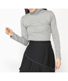 【イールド セレクト/yield SELECT】のRobert P.Miller/タートルネック ロングスリーブTシャツ 人気、トレンドファッション・服の通販 founy(ファニー) ファッション Fashion レディースファッション Fashion for Women トップス・カットソー Cut & Sew Tops シャツ・ブラウス・オフィスカジュアル Elegant Blouses & Button-Ups ロングTシャツ・Tシャツ Longline T-Shirts & Tees タートルネック・ハイネックトップス Turtlenecks & High-Neck Tops ストライプ Stripe, Striped Pattern スリーブ Sleeve, Long Sleeve / Short Sleeve タートルネック Turtleneck, High Neck ハイネック High Neck, Mock Neck ロング Long, Long-Length エレガント 上品 Elegant thumbnail Gray|ID: prp329100004805207 ipo3291000000034867576