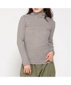 【イールド セレクト/yield SELECT】のRobert P.Miller/タートルネック ロングスリーブTシャツ 人気、トレンドファッション・服の通販 founy(ファニー) ファッション Fashion レディースファッション Fashion for Women トップス・カットソー Cut & Sew Tops シャツ・ブラウス・オフィスカジュアル Elegant Blouses & Button-Ups ロングTシャツ・Tシャツ Longline T-Shirts & Tees タートルネック・ハイネックトップス Turtlenecks & High-Neck Tops ストライプ Stripe, Striped Pattern スリーブ Sleeve, Long Sleeve / Short Sleeve タートルネック Turtleneck, High Neck ハイネック High Neck, Mock Neck ロング Long, Long-Length エレガント 上品 Elegant thumbnail BRN-BK|ID: prp329100004805207 ipo3291000000034867580