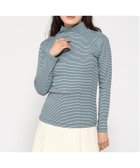 【イールド セレクト/yield SELECT】のRobert P.Miller/タートルネック ロングスリーブTシャツ 人気、トレンドファッション・服の通販 founy(ファニー) ファッション Fashion レディースファッション Fashion for Women トップス・カットソー Cut & Sew Tops シャツ・ブラウス・オフィスカジュアル Elegant Blouses & Button-Ups ロングTシャツ・Tシャツ Longline T-Shirts & Tees タートルネック・ハイネックトップス Turtlenecks & High-Neck Tops ストライプ Stripe, Striped Pattern スリーブ Sleeve, Long Sleeve / Short Sleeve タートルネック Turtleneck, High Neck ハイネック High Neck, Mock Neck ロング Long, Long-Length エレガント 上品 Elegant thumbnail SBU-BK|ID: prp329100004805207 ipo3291000000034867581