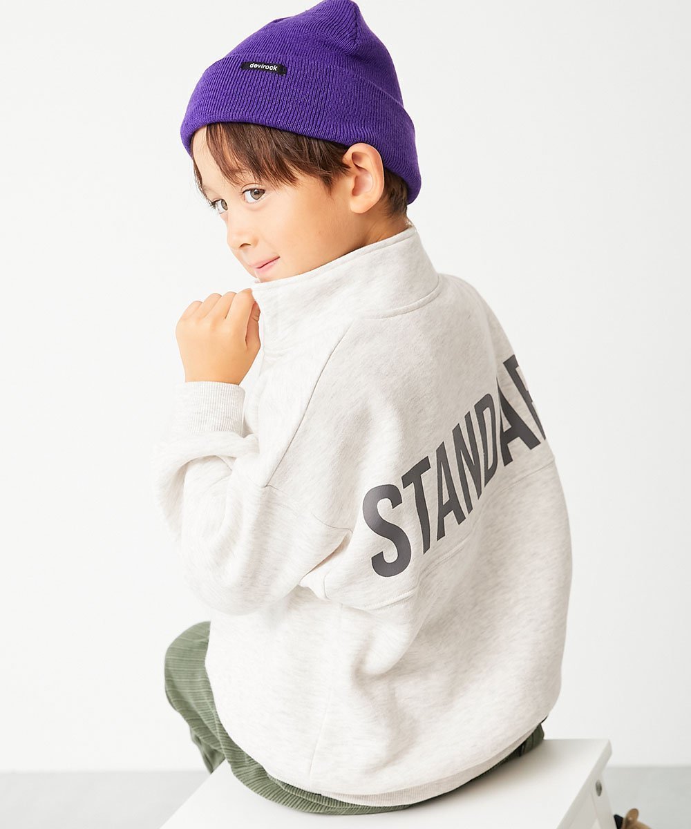 【デビロック/devirock / KIDS】のSTANDARD バックロゴプリント ハーフジップ 裏起毛トレーナー トレーナー 25AW インテリア・キッズ・メンズ・レディースファッション・服の通販 founy(ファニー) ファッション Fashion キッズファッション Fashion for Kids キャップ Cap, Baseball Cap スニーカー Sneakers, Trainers トレーナー Sweatshirt, Trainer 人気 Popular, Best Seller おすすめ Recommended / Our Picks 2025年 2025 2025-2026秋冬・A/W Autumn/Winter 2025–26 AW25–26 002-オートミール|ID: prp329100004805211 ipo3291000000034867607