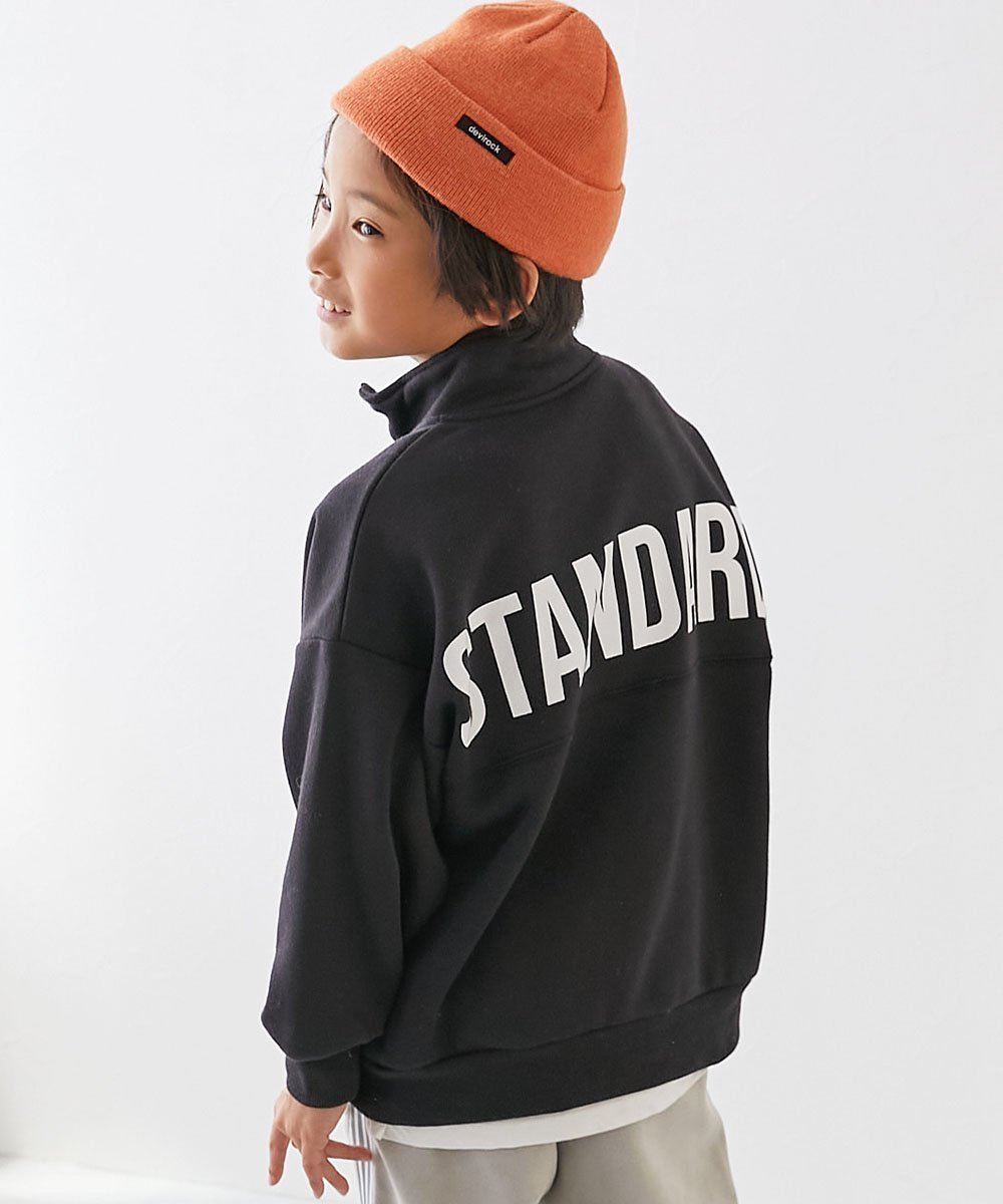 【デビロック/devirock / KIDS】のSTANDARD バックロゴプリント ハーフジップ 裏起毛トレーナー トレーナー 25AW インテリア・キッズ・メンズ・レディースファッション・服の通販 founy(ファニー) ファッション Fashion キッズファッション Fashion for Kids キャップ Cap, Baseball Cap スニーカー Sneakers, Trainers トレーナー Sweatshirt, Trainer 人気 Popular, Best Seller おすすめ Recommended / Our Picks 2025年 2025 2025-2026秋冬・A/W Autumn/Winter 2025–26 AW25–26 001-ブラック|ID: prp329100004805211 ipo3291000000034867609