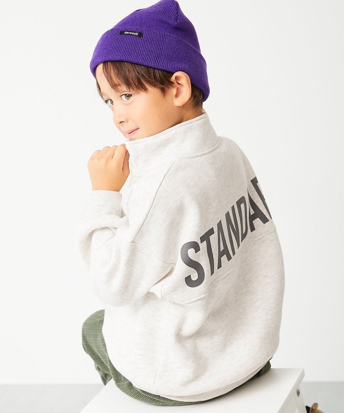 【デビロック/devirock / KIDS】のSTANDARD バックロゴプリント ハーフジップ 裏起毛トレーナー トレーナー 25AW インテリア・キッズ・メンズ・レディースファッション・服の通販 founy(ファニー) https://founy.com/ ファッション Fashion キッズファッション Fashion for Kids キャップ Cap, Baseball Cap スニーカー Sneakers, Trainers トレーナー Sweatshirt, Trainer 人気 Popular, Best Seller おすすめ Recommended / Our Picks 2025年 2025 2025-2026秋冬・A/W Autumn/Winter 2025–26 AW25–26 |ID: prp329100004805211 ipo3291000000035108291