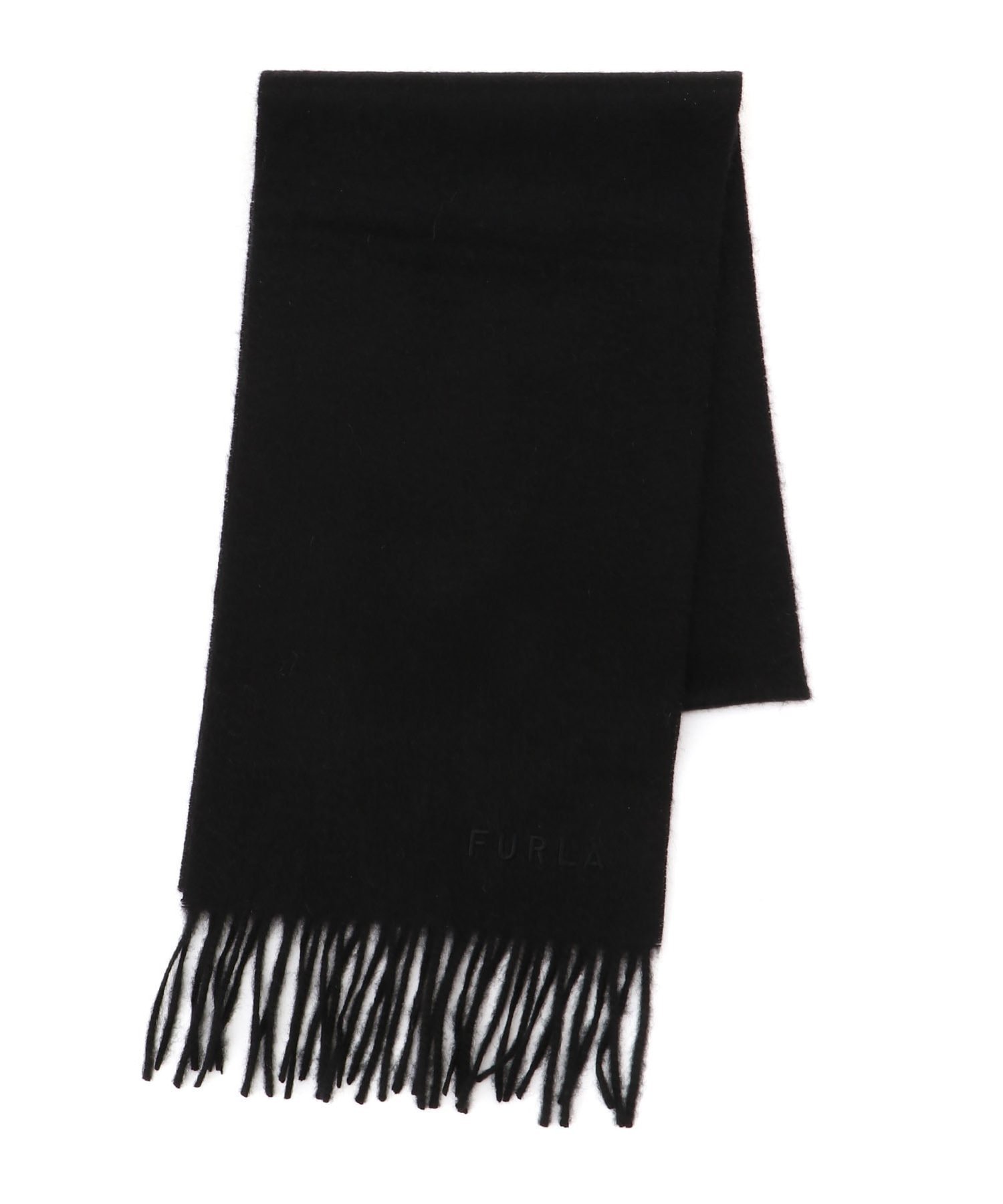 【ムーンバット/MOONBAT】のFURLA/カシミヤ100% 無地 プチマフラー インテリア・キッズ・メンズ・レディースファッション・服の通販 founy(ファニー) ファッション Fashion レディースファッション Fashion for Women マフラー・スヌード / 冬小物の定番 Scarves & Mufflers なめらか Smooth, Silky Texture エレガント 上品 Elegant シンプル Simple, Minimal フリンジ Fringe, Tassel 無地 Plain, Solid Color ブラック|ID: prp329100004805216 ipo3291000000034867639
