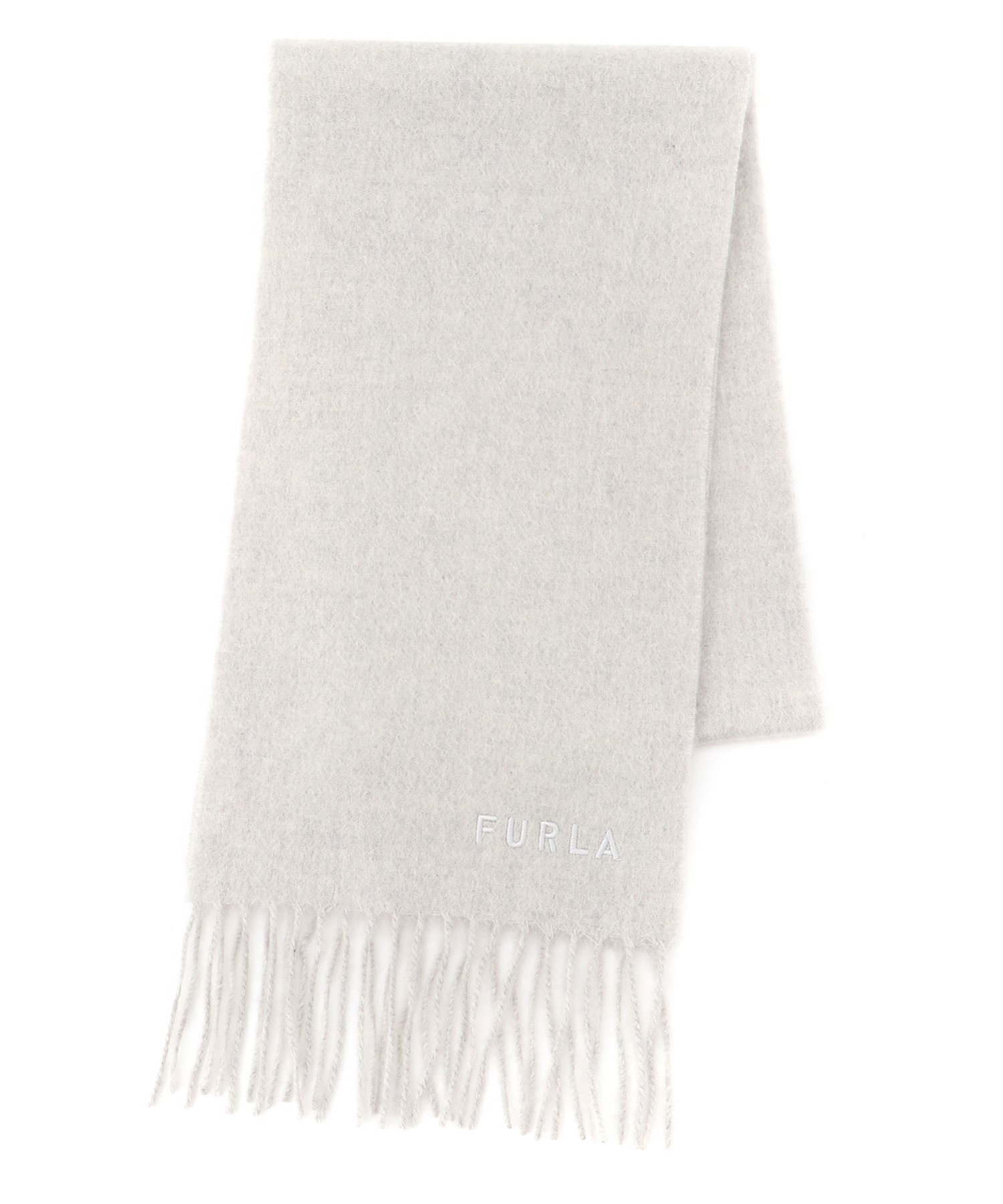 【ムーンバット/MOONBAT】のFURLA/カシミヤ100% 無地 プチマフラー インテリア・キッズ・メンズ・レディースファッション・服の通販 founy(ファニー) ファッション Fashion レディースファッション Fashion for Women マフラー・スヌード / 冬小物の定番 Scarves & Mufflers なめらか Smooth, Silky Texture エレガント 上品 Elegant シンプル Simple, Minimal フリンジ Fringe, Tassel 無地 Plain, Solid Color ライトグレー|ID: prp329100004805216 ipo3291000000034867642
