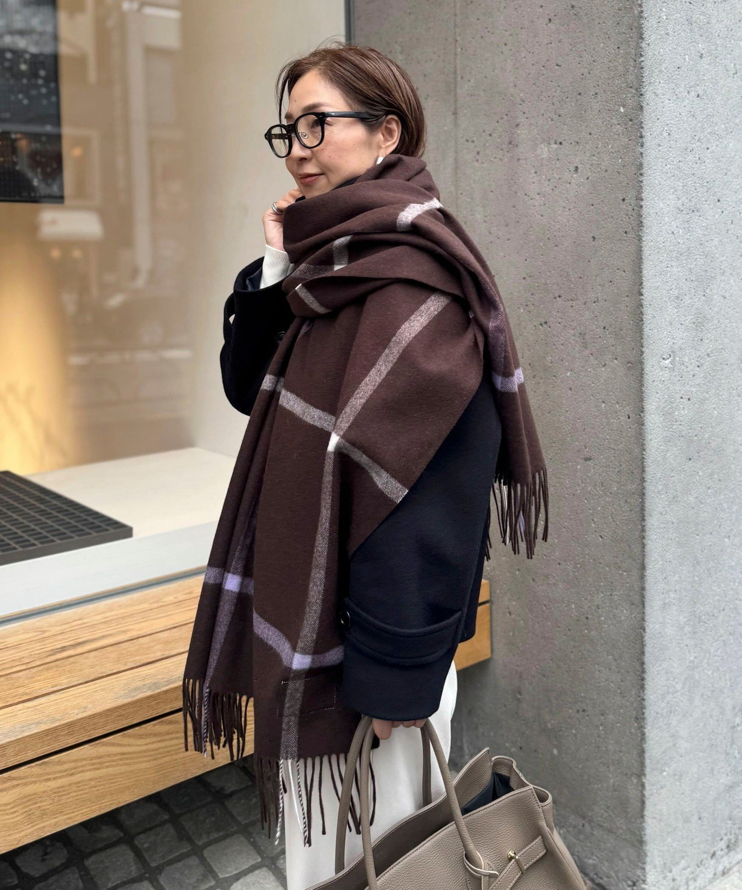 【ノーリーズ/NOLLEY'S】の【TWEEDMILL/ツィードミル】ラムズウールストール インテリア・キッズ・メンズ・レディースファッション・服の通販 founy(ファニー) 　ファッション　Fashion　レディースファッション　Fashion for Women　おすすめ　Recommended / Our Picks　ショール　Shawl, Wrap　ストール　Stole, Wrap　チェック　Check, Plaid, Tartan　ツイード／ツィード　Choker, Choker Necklace　ツイード　Twill, Twill Weave　別注　Limited Edition, Custom Order　パープル系1|ID: prp329100004805220 ipo3291000000034867689