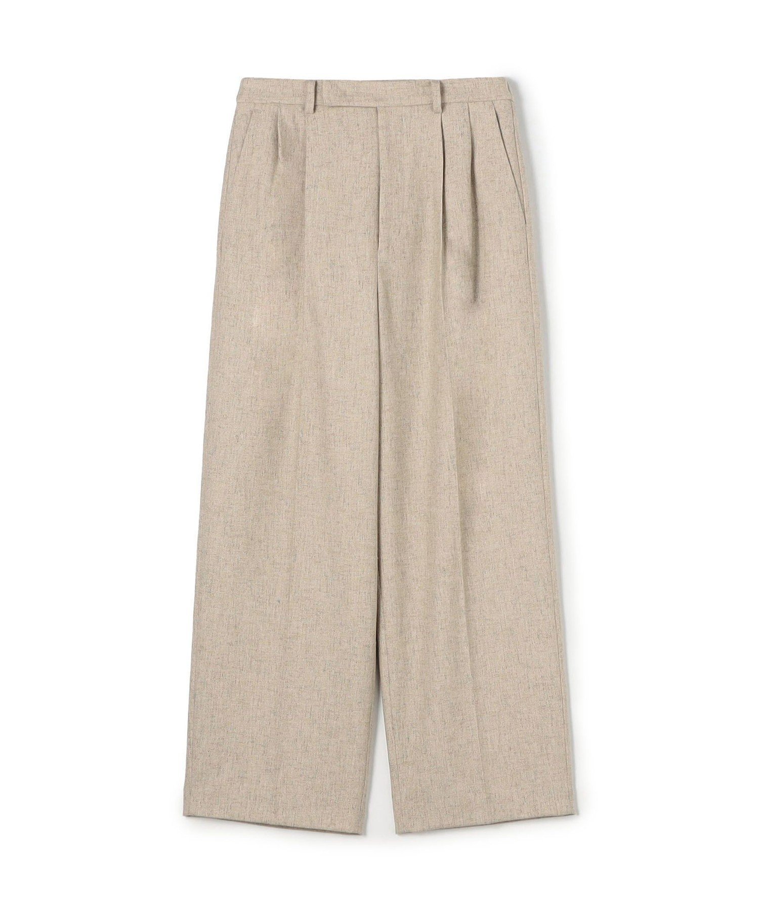 【トゥモローランド/TOMORROWLAND】のネップツイード タックテーパードパンツ インテリア・キッズ・メンズ・レディースファッション・服の通販 founy(ファニー) ファッション Fashion レディースファッション Fashion for Women パンツ Pants & Trousers ウォーム Warm Fabric シルク Silk, 100% Silk ストレッチ Stretch, Stretchy Fabric スニーカー Sneakers, Trainers ツイード Twill, Twill Weave テーパード Tapered, Tapered Pants ネップ Nepp, Slub Yarn ワイド Wide, Wide Fit A/W・秋冬 Autumn/Winter おすすめ Recommended / Our Picks 41 ライトベージュ|ID: prp329100004805238 ipo3291000000034867846