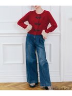 【セルフォード/CELFORD】のオーガニックコットンストレートデニム 人気、トレンドファッション・服の通販 founy(ファニー) ファッション Fashion レディースファッション Fashion for Women ストレート Straight, Straight Cut スマート Smart, Elegant センター Center, Center Line ビジュー Bijou, Jewel-like Accent フロント Front, Front Design ポケット Pocket, Pocket Detail ワンポイント One Point, Statement Accent エレガント 上品 Elegant 今季 This Season, Current Season 定番 Standard, Basic Item thumbnail BLU[086]|ID: prp329100004805241 ipo3291000000034867865