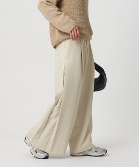 【ビューティ&ユース ユナイテッドアローズ/BEAUTY&YOUTH / UNITED ARROWS】のポリエステル プリーツワイドパンツ 人気、トレンドファッション・服の通販 founy(ファニー) ファッション Fashion レディースファッション Fashion for Women パンツ Pants & Trousers コンパクト Compact, Small Size フェザー Feather, Feather Detail フォルム Silhouette, Form プリーツ Pleats, Pleated リラックス Relax, Relaxed Fit おすすめ Recommended / Our Picks |ID:prp329100004805248