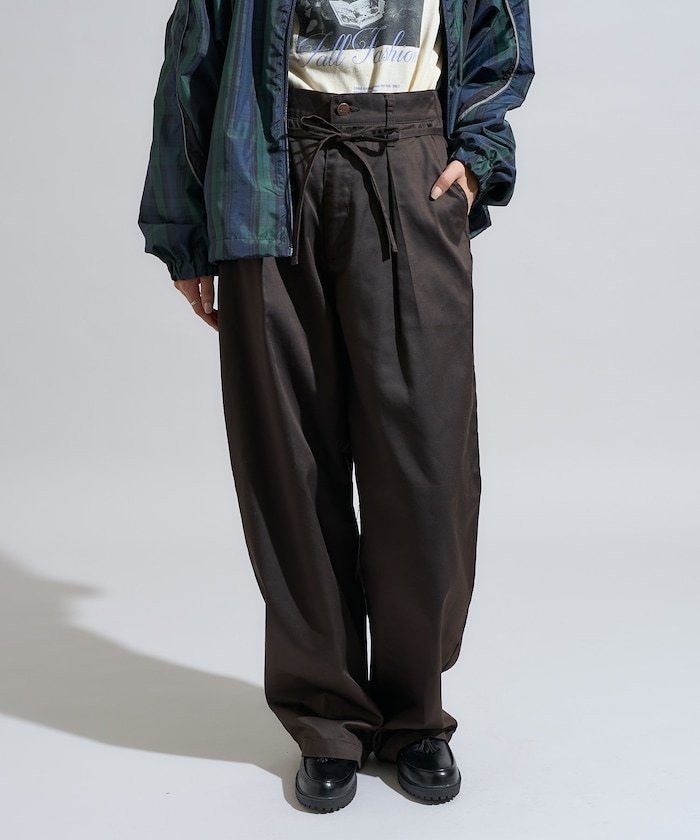【フリークスストア/FREAK'S STORE】の新色追加 別注 紐付きイージータックパンツ 25FW 25AW インテリア・キッズ・メンズ・レディースファッション・服の通販 founy(ファニー) ファッション Fashion レディースファッション Fashion for Women パンツ Pants & Trousers 2025年 2025 2025-2026秋冬・A/W Autumn/Winter 2025–26 AW25–26 冬 Winter / This Winter シンプル Simple, Minimal スペシャル Special, Limited Edition トレンド Trend, Trending Now ワーク Workwear, Utility Style 別注 Limited Edition, Custom Order A/W・秋冬 Autumn/Winter ブラウン|ID: prp329100004805293 ipo3291000000034868140