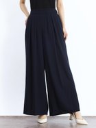 【ヴァン/Vin】のジョーゼットドレープワイドパンツ 人気、トレンドファッション・服の通販 founy(ファニー) ファッション Fashion レディースファッション Fashion for Women パンツ Pants & Trousers セットアップ Set-Up, Coordinated Outfit ドレープ Drape, Draping Fabric フラット Flat, Flat Shoes フロント Front, Front Design ベーシック Basic, Essential リラックス Relax, Relaxed Fit ロング Long, Long-Length ワイド Wide, Wide Fit エレガント 上品 Elegant thumbnail ダークネイビー|ID: prp329100004805318 ipo3291000000034868348