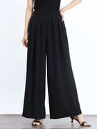 【ヴァン/Vin】のジョーゼットドレープワイドパンツ 人気、トレンドファッション・服の通販 founy(ファニー) ファッション Fashion レディースファッション Fashion for Women パンツ Pants & Trousers セットアップ Set-Up, Coordinated Outfit ドレープ Drape, Draping Fabric フラット Flat, Flat Shoes フロント Front, Front Design ベーシック Basic, Essential リラックス Relax, Relaxed Fit ロング Long, Long-Length ワイド Wide, Wide Fit エレガント 上品 Elegant thumbnail ブラック|ID: prp329100004805318 ipo3291000000034868351