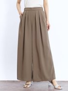 【ヴァン/Vin】のジョーゼットドレープワイドパンツ 人気、トレンドファッション・服の通販 founy(ファニー) ファッション Fashion レディースファッション Fashion for Women パンツ Pants & Trousers セットアップ Set-Up, Coordinated Outfit ドレープ Drape, Draping Fabric フラット Flat, Flat Shoes フロント Front, Front Design ベーシック Basic, Essential リラックス Relax, Relaxed Fit ロング Long, Long-Length ワイド Wide, Wide Fit エレガント 上品 Elegant thumbnail モカ|ID: prp329100004805318 ipo3291000000034868352
