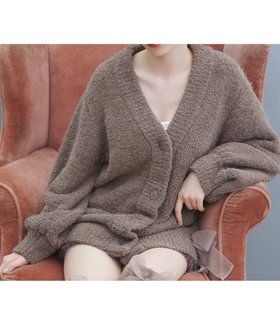 【ピーチジョン/PEACH JOHN】の【スタイルアップ効果も抜群】フェザーヤーンリボンカーディガンパジャマ 人気、トレンドファッション・服の通販 founy(ファニー) ファッション Fashion レディースファッション Fashion for Women トップス・カットソー Cut & Sew Tops カーディガン・羽織り Layered Style Cardigans オーガンジー Organza Fabric カーディガン Cardigan, Knitwear ショート Short, Short Length スウィート Sweet, Cute Style スリーブ Sleeve, Long Sleeve / Short Sleeve パジャマ Pajamas, Sleepwear フィット Fit, Slim Fit リボン Ribbon, Bow おすすめ Recommended / Our Picks ギフト プレゼント Gift / Present |ID:prp329100004805335