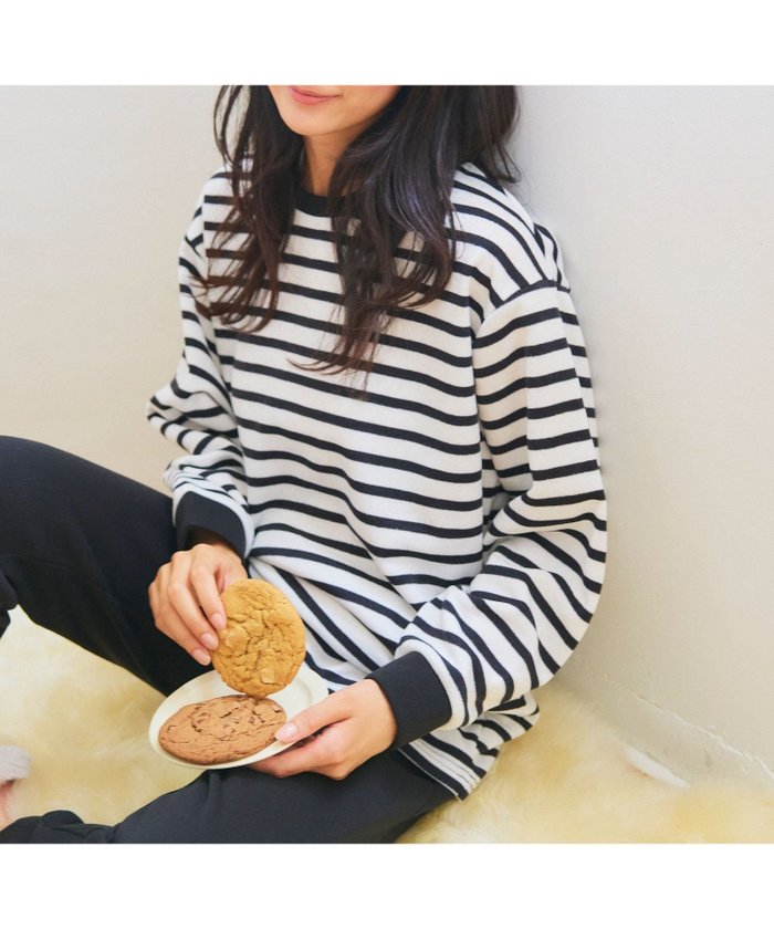 【その他のブランド/Other】の【LAFUKU/ラフク】裏起毛スウェットルームウェアSET(上下セット) インテリア・キッズ・メンズ・レディースファッション・服の通販 founy(ファニー) https://founy.com/ ファッション Fashion レディースファッション Fashion for Women トップス・カットソー Cut & Sew Tops レディースパーカー・カジュアルフーディー Casual Hoodies & Sweatshirts スウェット・クルーネックトップス Sweatshirts & Crewnecks / Relaxed Fit Sweat Tops 洗える Machine Washable カラフル Colorful Design スウェット / スエット Sweatshirt, Sweatwear ストレッチ Stretch, Stretchy Fabric ベーシック Basic, Essential 楽ちん Easy Fit, Comfortable おすすめ Recommended / Our Picks お家時間・ステイホーム Stay Home / At Home |ID: prp329100004805343 ipo3291000000034911854