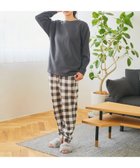 【その他のブランド/Other】の【LAFUKU/ラフク】裏起毛スウェットルームウェアSET(上下セット) チャコール(チェック柄)|ID: prp329100004805343 ipo3291000000034911861