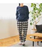 【その他のブランド/Other】の【LAFUKU/ラフク】裏起毛スウェットルームウェアSET(上下セット) ネイビー(チェック柄)|ID: prp329100004805343 ipo3291000000034911869