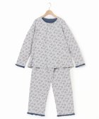 【キッドブルー/KID BLUE】の25接結フラワーJQ 長袖パジャマ 人気、トレンドファッション・服の通販 founy(ファニー) ファッション Fashion レディースファッション Fashion for Women トップス・カットソー Cut & Sew Tops お家時間・ステイホーム Stay Home / At Home エレガント 上品 Elegant パジャマ Pajamas, Sleepwear フラワー Flower, Floral 長袖 Long Sleeve, Full Sleeve thumbnail アイボリー|ID: prp329100004805355 ipo3291000000034868623