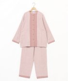 【キッドブルー/KID BLUE】の25起毛トリプルガーゼ 長袖パジャマ 人気、トレンドファッション・服の通販 founy(ファニー) ファッション Fashion レディースファッション Fashion for Women トップス・カットソー Cut & Sew Tops トリプル Triple, Three Layers パイピング Piping, Trim Design パジャマ Pajamas, Sleepwear エレガント 上品 Elegant 長袖 Long Sleeve, Full Sleeve thumbnail ピンク|ID: prp329100004805359 ipo3291000000034868638