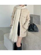 【フレイ アイディー/FRAY I.D】のブラッシュシャギーニットマフラー 人気、トレンドファッション・服の通販 founy(ファニー) ファッション Fashion レディースファッション Fashion for Women トップス・カットソー Cut & Sew Tops ニット Knit Tops & Sweaters マフラー・スヌード / 冬小物の定番 Scarves & Mufflers ウェーブ Wavy Pattern ストール Stole, Wrap スマート Smart, Elegant パッチ Patch, Appliqué フリンジ Fringe, Tassel マフラー Scarf, Muffler ループ Loop, Loop Knit thumbnail IVR[003]|ID: prp329100004805392 ipo3291000000034868900