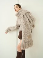【フレイ アイディー/FRAY I.D】のブラッシュシャギーニットマフラー 人気、トレンドファッション・服の通販 founy(ファニー) ファッション Fashion レディースファッション Fashion for Women トップス・カットソー Cut & Sew Tops ニット Knit Tops & Sweaters マフラー・スヌード / 冬小物の定番 Scarves & Mufflers ウェーブ Wavy Pattern ストール Stole, Wrap スマート Smart, Elegant パッチ Patch, Appliqué フリンジ Fringe, Tassel マフラー Scarf, Muffler ループ Loop, Loop Knit thumbnail LBEG[035]|ID: prp329100004805392 ipo3291000000034868901