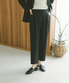 【グローバルワーク/GLOBAL WORK / MEN】の貴島明日香さん着用/ウツクシルエットテーパードパンツ/494098 ブラック09|ID: prp329100004805398 ipo3291000000034868949