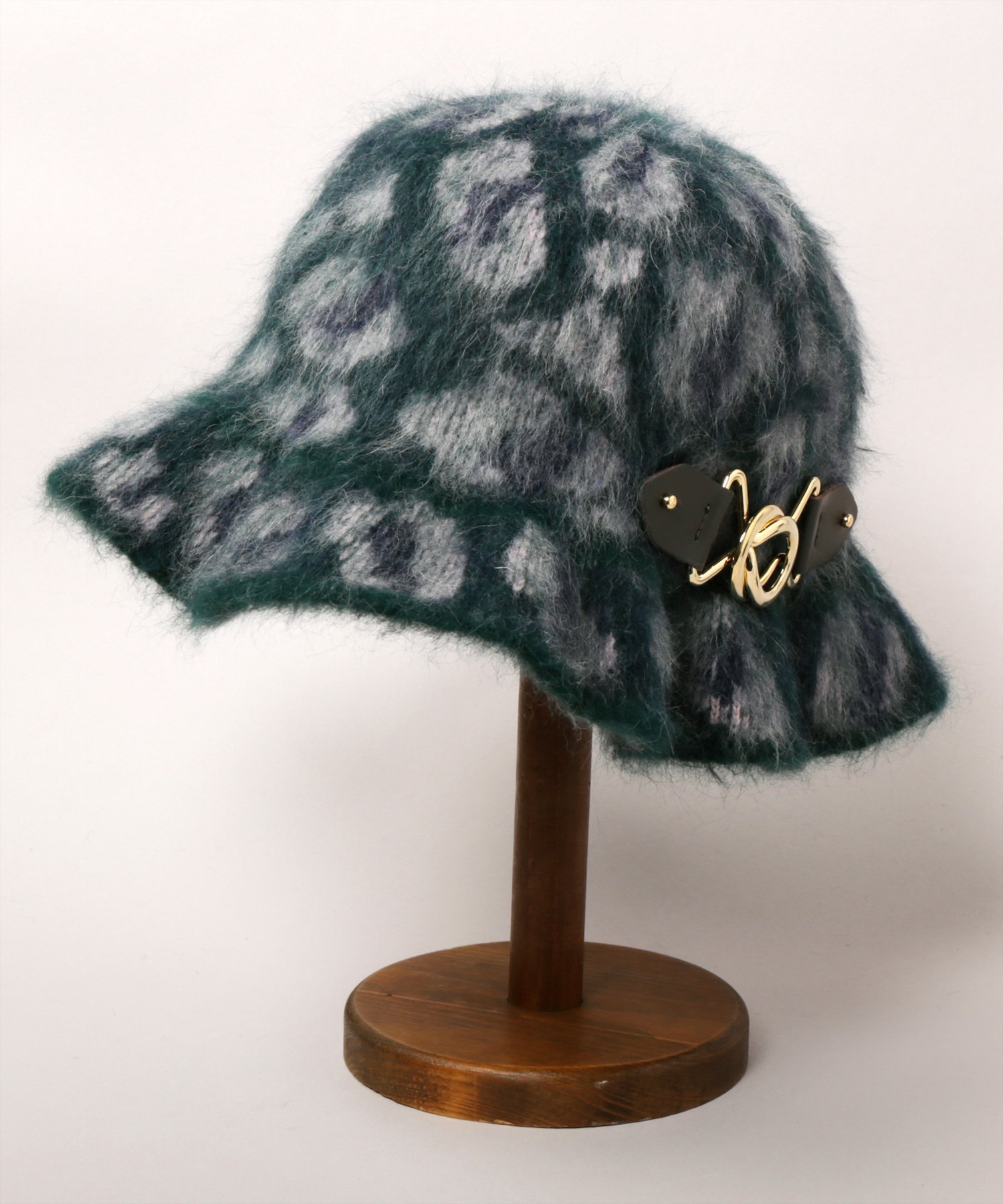 【カシラ/CA4LA】のCF VERONIQUE インテリア・キッズ・メンズ・レディースファッション・服の通販 founy(ファニー) ファッション Fashion レディースファッション Fashion for Women アンゴラ Angora Knitwear クラウン Crown, Royal Motif ヒョウ Leopard, Animal Print メンズ Men's, Menswear 帽子 Hat, Headwear 軽量 Lightweight, Ultra Light GREEN|ID: prp329100004805411 ipo3291000000034869055