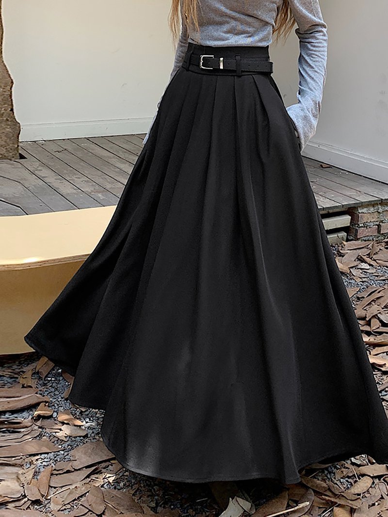 【ドゥーベル/Doux Belle】のロングプリーツスカート レディース スカート 人気、トレンドファッション・服の通販 founy(ファニー) ファッション Fashion レディースファッション Fashion for Women スカート Skirts プリーツスカート / 上品フェミニンスタイル Pleated Skirts シンプル Simple, Minimal フレア Flare, Flared 冬 Winter / This Winter 春 Spring 秋 Autumn ビジネス 仕事 通勤 Business / Work / Commuting other-1|ID: prp329100004805433 ipo3291000000034869182