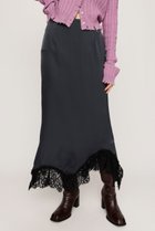 【スライ/SLY】のLACE SATIN ロングスカート 人気、トレンドファッション・服の通販 founy(ファニー) ファッション Fashion レディースファッション Fashion for Women スカート Skirts ロングスカート Long Skirts / Maxi & Midi Skirts カーディガン Cardigan, Knitwear 今季 This Season, Current Season サテン Satin, Glossy Fabric ジャケット Jacket, Outerwear スウェット / スエット Sweatshirt, Sweatwear スニーカー Sneakers, Trainers ミックス Mix, Mixed Style レース Lace, Lace Fabric ロング Long, Long-Length A/W・秋冬 Autumn/Winter おすすめ Recommended / Our Picks thumbnail L/BLK1|ID: prp329100004805434 ipo3291000000034869189